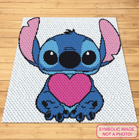 Stitch with a Heart - C2C Crochet Blanket Pattern
