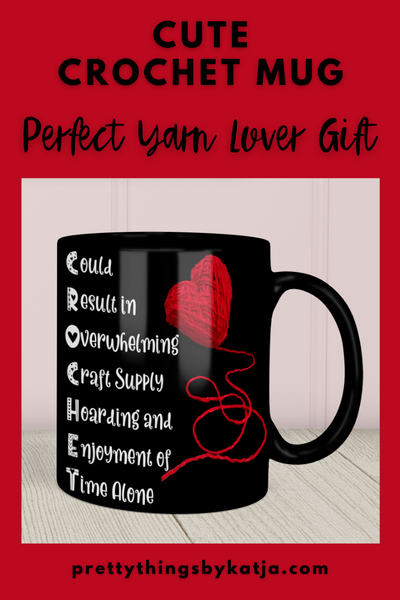 Warm-up with a nice cuppa out of this Crochet ceramic coffee mug. Make that "aaahhh!" moment when you finally get a chance to crochet even better with this cute Crochet Mug. It is the perfect gift for the coffee, tea, and chocolate lovers who enjoy Crocheting and Yarn. It is available in White Color too. Click to learn more!