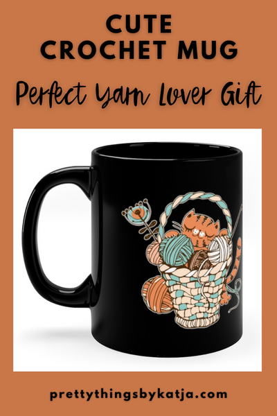 Warm-up with a nice cuppa out of this Crochet ceramic coffee mug. Make that "aaahhh!" moment when you finally get a chance to crochet even better with this cute Crochet Mug. It is the perfect gift for the coffee, tea, and chocolate lovers who enjoy Crocheting and Yarn. It is also available in White Color. Click for more!