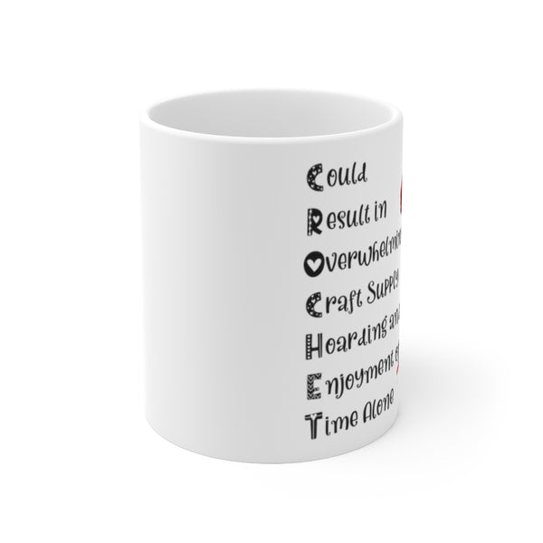 Cute Yarn Mug. Pefrect Crochet Lover Gift. Cick for more!