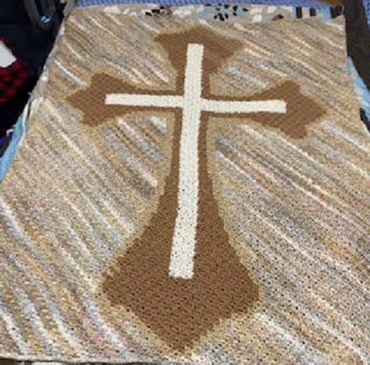 Crochet Cross Pattern - C2C Graphgan Pattern