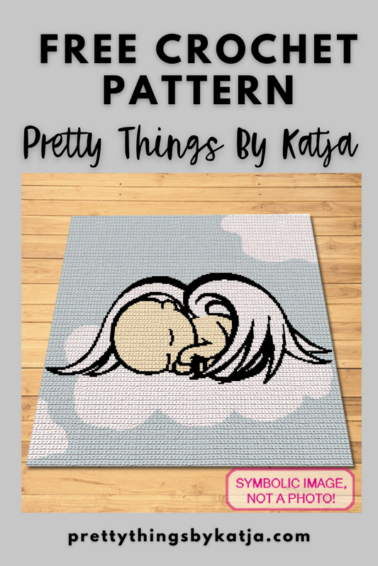 Angel Baby FREE Crochet Pattern. Download the PDF Pattern for Tapestry Crochet Blanket Pattern for FREE. This Pattern also Includes Written Instructions. Click to learn more!