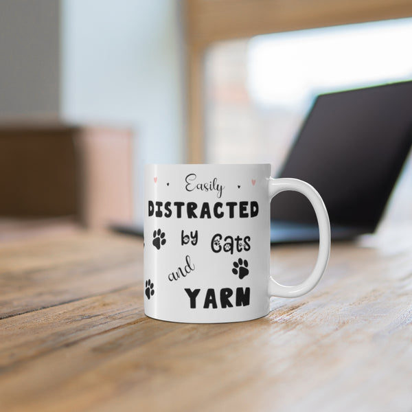 Warm-up with a nice cuppa out of this Crochet ceramic coffee mug. Make that "aaahhh!" moment when you finally get a chance to crochet even better with this cute Crochet Mug. It is the perfect gift for the coffee, tea, and chocolate lovers who enjoy Crocheting and Yarn. The Cup is available in Black Color too. Click for more!
