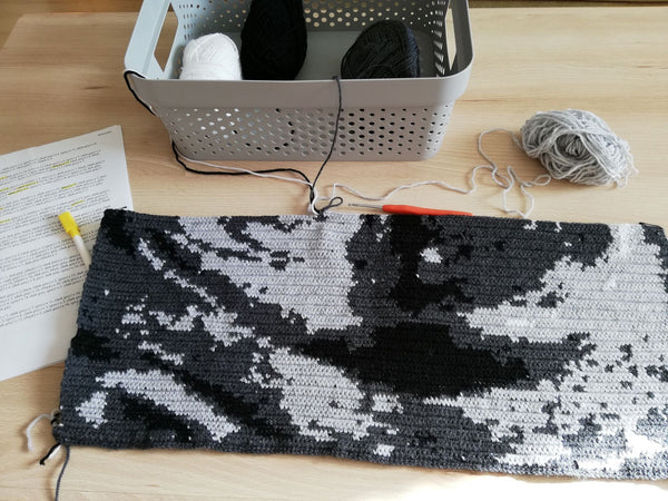 The Baby Ultrasound Crochet Pillow Pattern, Tapestry Crochet Blanket Pattern