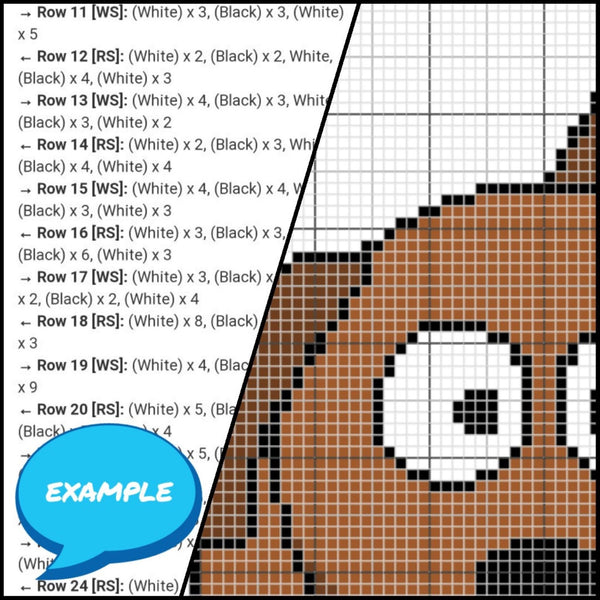 Crochet Dog Pattern - Tapestry Crochet Blanket Pattern with Written Instructions