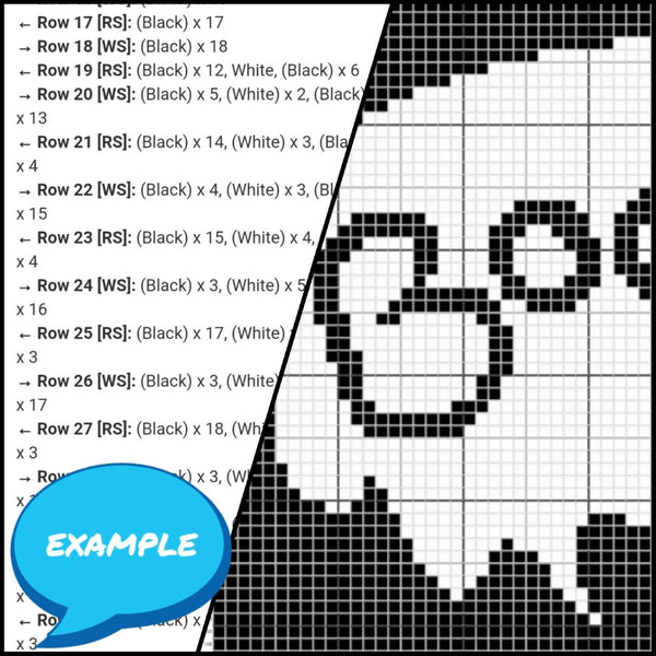 Boo Halloween Crochet Ghost Pattern, Tapestry Crochet Blanket Pattern, Crochet Pillow Pattern