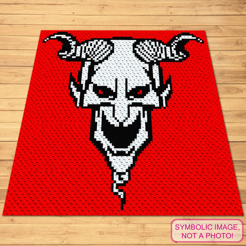 Crochet Devil - Creepy C2C Afghan Pattern