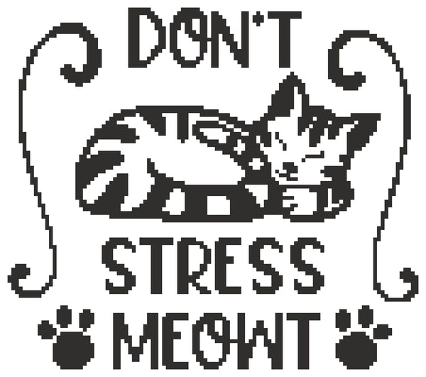 Don't Stress - C2C Cat Blanket Pattern