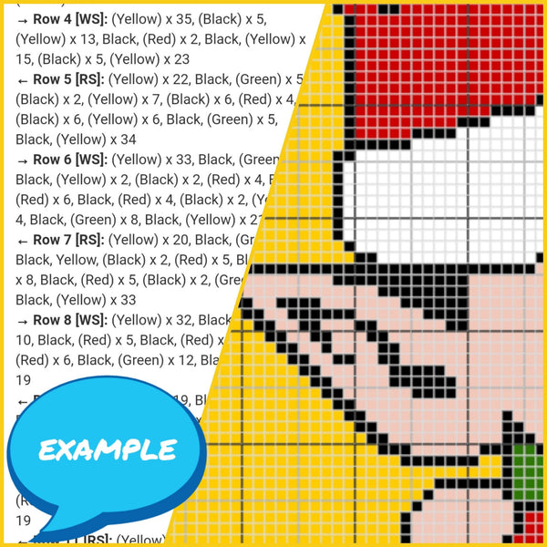 Crochet Elf Pattern - Tapestry Crochet Christmas Blanket Pattern, Christmas Crochet Pillow Pattern