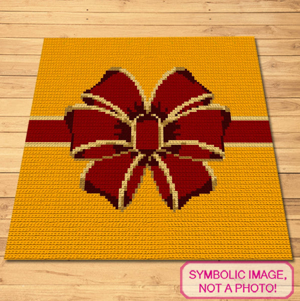 Crochet Gift Pattern, Christmas Blanket Pattern, Christmas Crochet Pillow Pattern