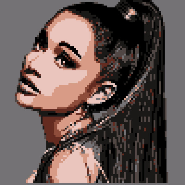 Crochet Celebrity Ariana Grande - Tapestry Crochet Blanket Pattern, Crochet Pillow Pattern