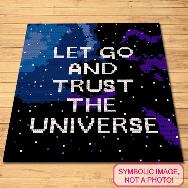 Crochet Space - Tapestry Crochet Afghan, Crochet Pillow Pattern