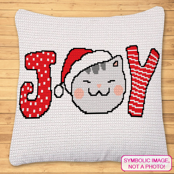 Santa Paws is coming to town! Spread joy and holiday magic with our Cute Christmas Crochet Cat Blanket and Pillow Patterns. These delightful designs showcase a happy cat in a Santa hat, making your holiday season extra merry and bright. It's time to crochet up some festive feline fun! Click to learn more!