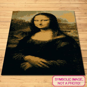 Celebrity Crochet Patterns - Crochet Mona Lisa Blanket Pattern