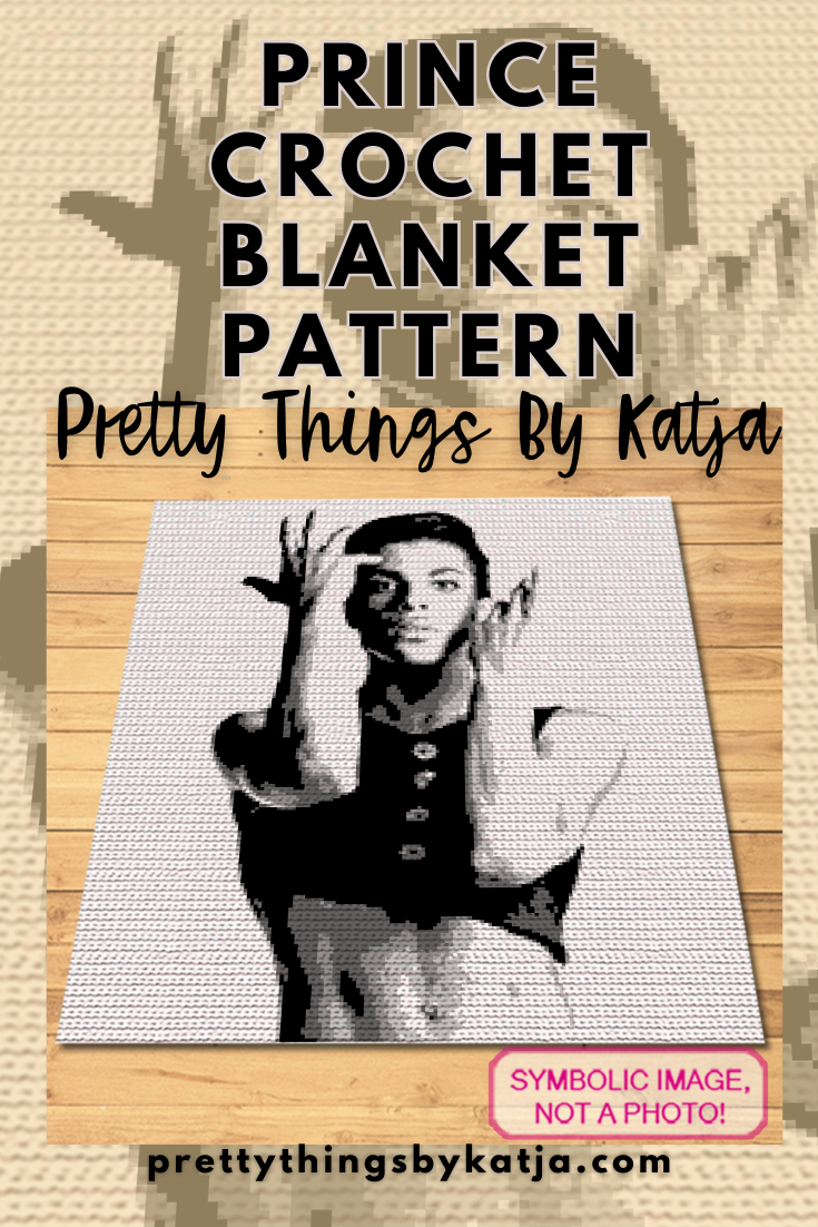 Celebrity Crochet Prince is a Graph Pattern with Written Instructions for Crochet Blanket, PDF Digital Files Click to learn more!