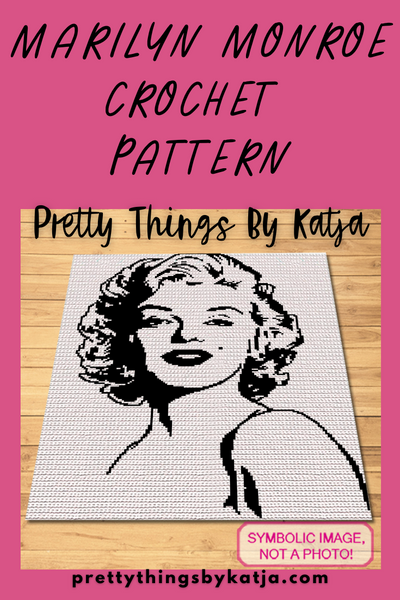 Crochet Marilyn Monroe Blanket Pattern - Tapestry Crochet Blanket Pattern with Written Instructions, is a Graphghan Pattern with Written Instructions for Crochet Afghan, PDF Digital Files. Click here to learn more!