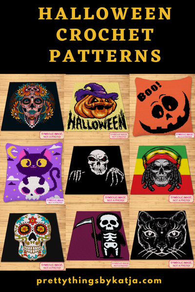 Looking for hauntingly beautiful crochet patterns? Discover my curated Halloween collection featuring both SC and C2C techniques for a spine-tingling experience.  Stitch your way into the Halloween spirit! Explore SC and C2C crochet patterns,from creepy crawlers to ghostly apparitions. The ultimate treat for crochet lovers! Click to learn more!