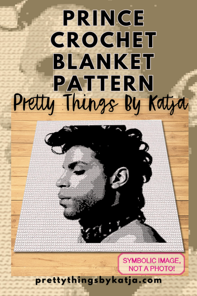 Celebrity Crochet Prince is a Graph Pattern with Written Instructions for Crochet Blanket, PDF Digital Files Click to learn more!