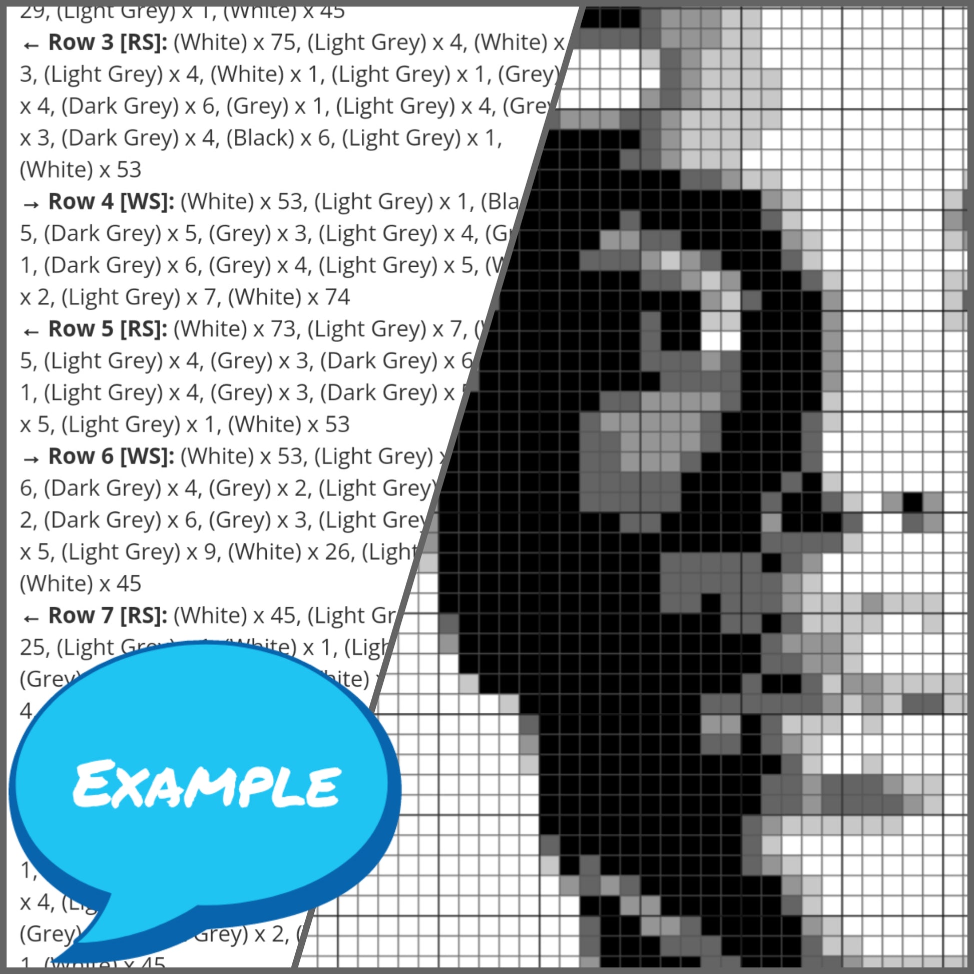 Celebrity Crochet Prince is a Graph Pattern with Written Instructions for Crochet Blanket, PDF Digital Files Click to learn more!