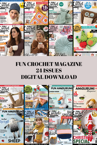 🧶 Fun Crochet Magazine Collection – 24 Issues (Digital Download)