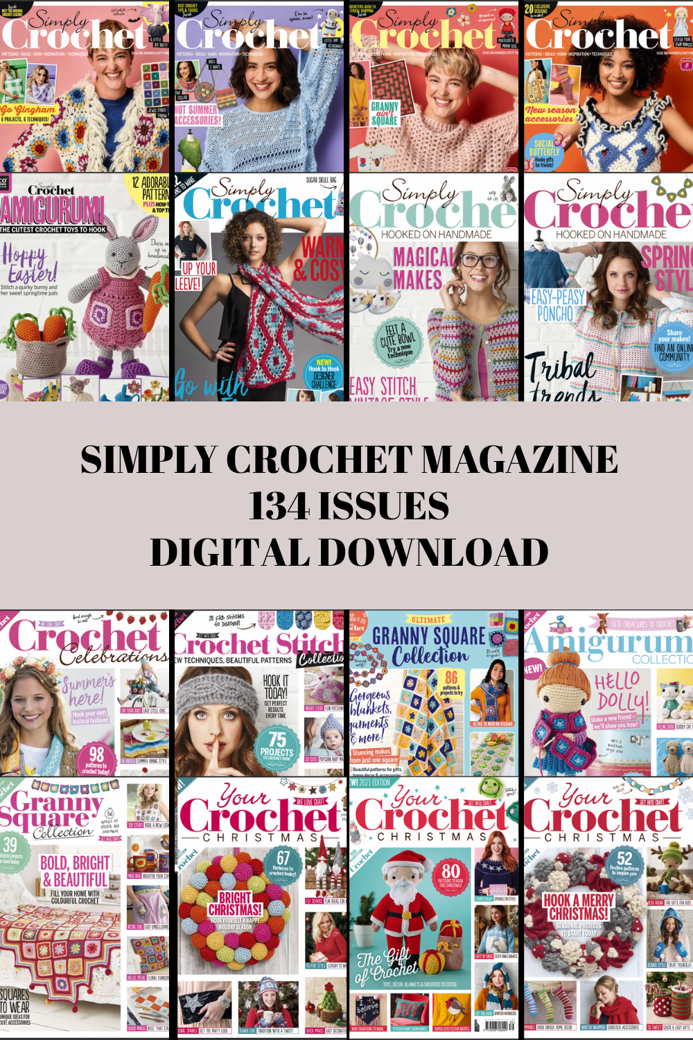 🧶 Simply Crochet Magazine – 134-Issue Digital Collection (2013–2024)