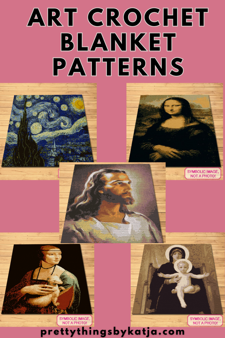 Crochet Van Gogh - The Starry Night - is a Graphghan Pattern with Written Instructions for Crochet Afghan, PDF Digital Files. Who wouldn't want to have the famous Starry Night by Vincent Van Gogh in his home? Now you can create one from this Tapestry Crochet Blanket Pattern. Click here to learn more!