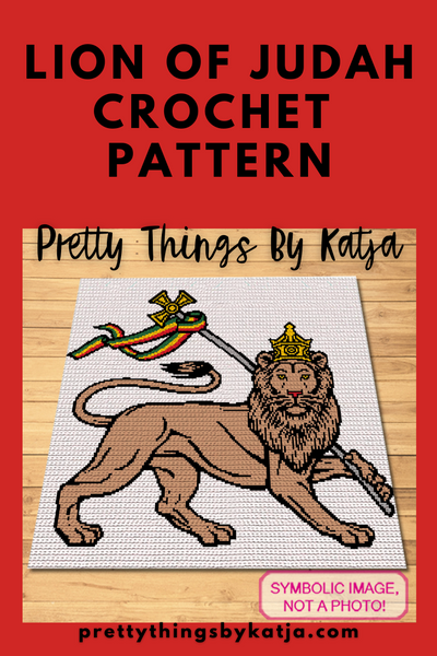 The Crochet Lion Of Judah Pattern is a Tapestry Crochet Blanket Pattern. This is a Graph Pattern with Written Instructions, PDF Digital Files Click to learn more!