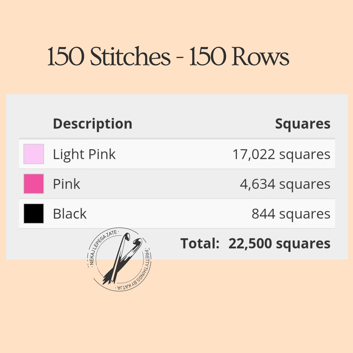 Survivor Ribbon C2C Crochet Blanket Pattern PDF