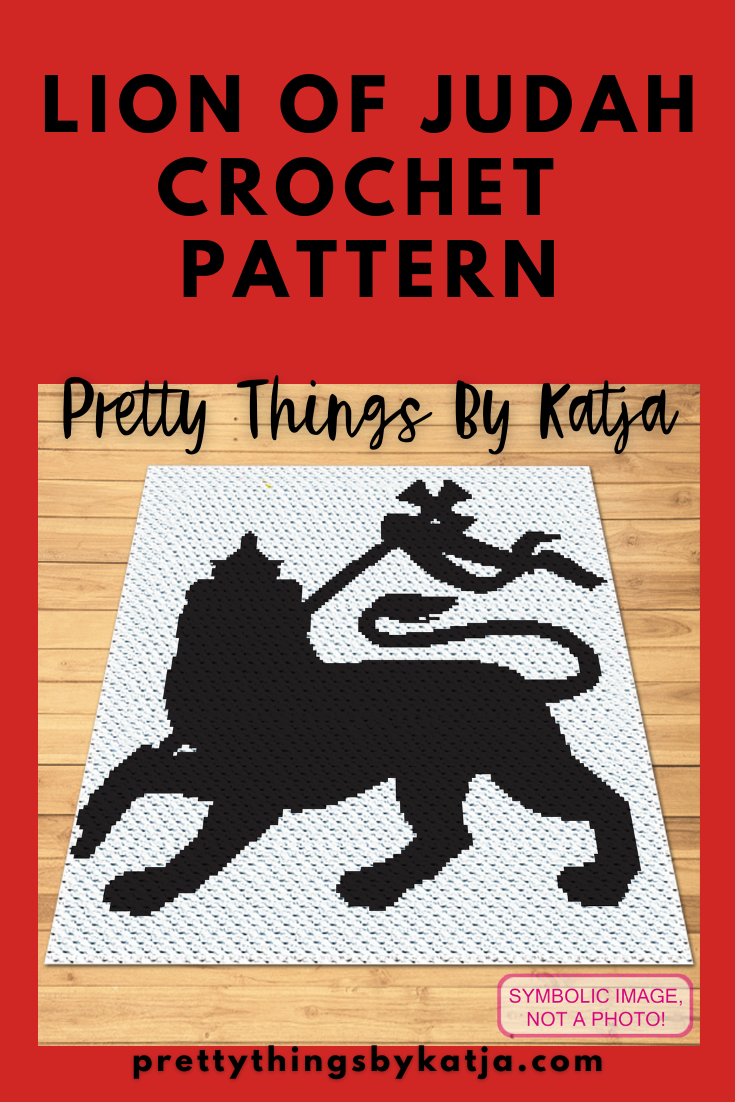 Crochet Lion Of Judah is a Crochet BUNDLE, a Graph Pattern with Written Instructions for a C2C Crochet Blanket Pattern, and a Tapestry Crochet Pillow; PDF Digital Files. Click to learn more!