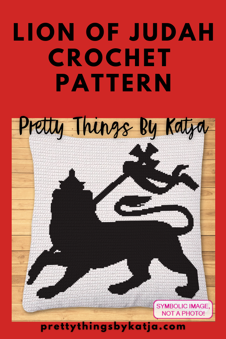 Crochet Lion Of Judah is a Crochet BUNDLE, a Graph Pattern with Written Instructions for a C2C Crochet Blanket Pattern, and a Tapestry Crochet Pillow; PDF Digital Files. Click to learn more!