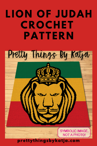 Crochet Lion Pattern is a Tapestry Crochet Blanket Pattern. This is a Graph Pattern with Written Instructions, PDF Digital Files Click to learn more!
