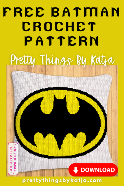 Calling all crafters! Unleash your creative superpowers with this Batman Crochet Pillow Pattern. Download now and stitch together a masterpiece that will inspire and impress. Click to Download for FREE!