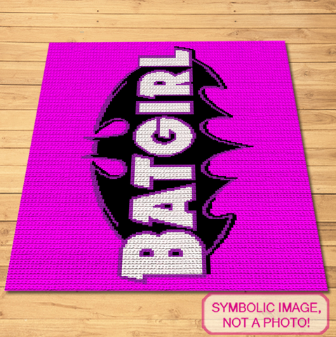 BatGirl - SC Corchet Blanket Pattern