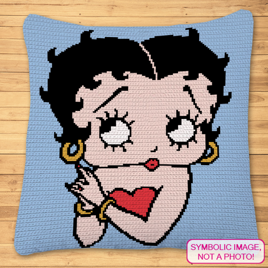 Betty Boop SC Crochet Pattern