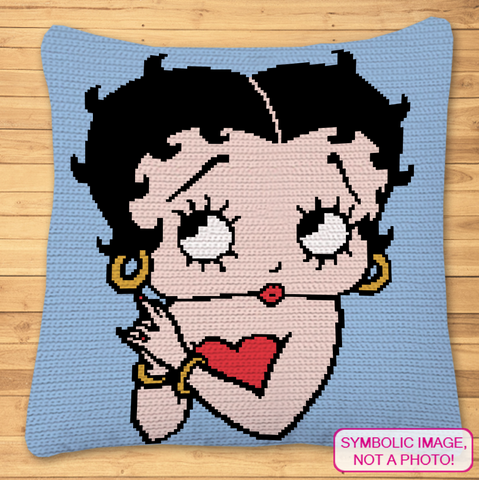 Betty Boop SC Crochet Pattern