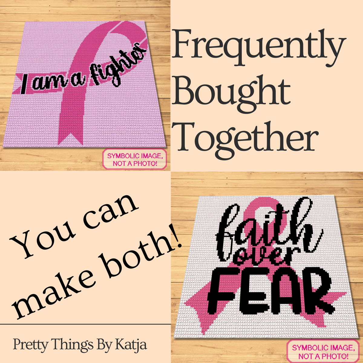 I Am A Fighter - Corner To Corner Crochet Blanket Pattern, Chemo Crochet
