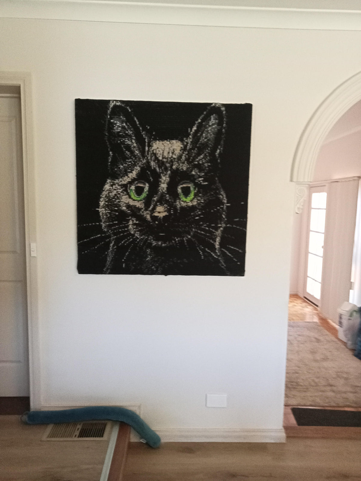Crochet Black Cat (Face) - Cat Crochet Blanket Pattern