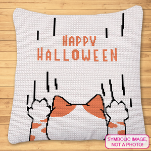 Crochet Halloween Cat Pattern is a Graph Pattern with Written Instructions, PDF Digital Files. Click to learn more!

This is a Tapestry Crochet (SC) Blanket and Pillow Pattern with Written Instructions.

Click to learn more!