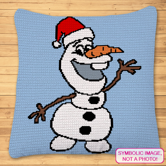 Christmas Olaf Crochet Pattern - SC Crochet Pattern