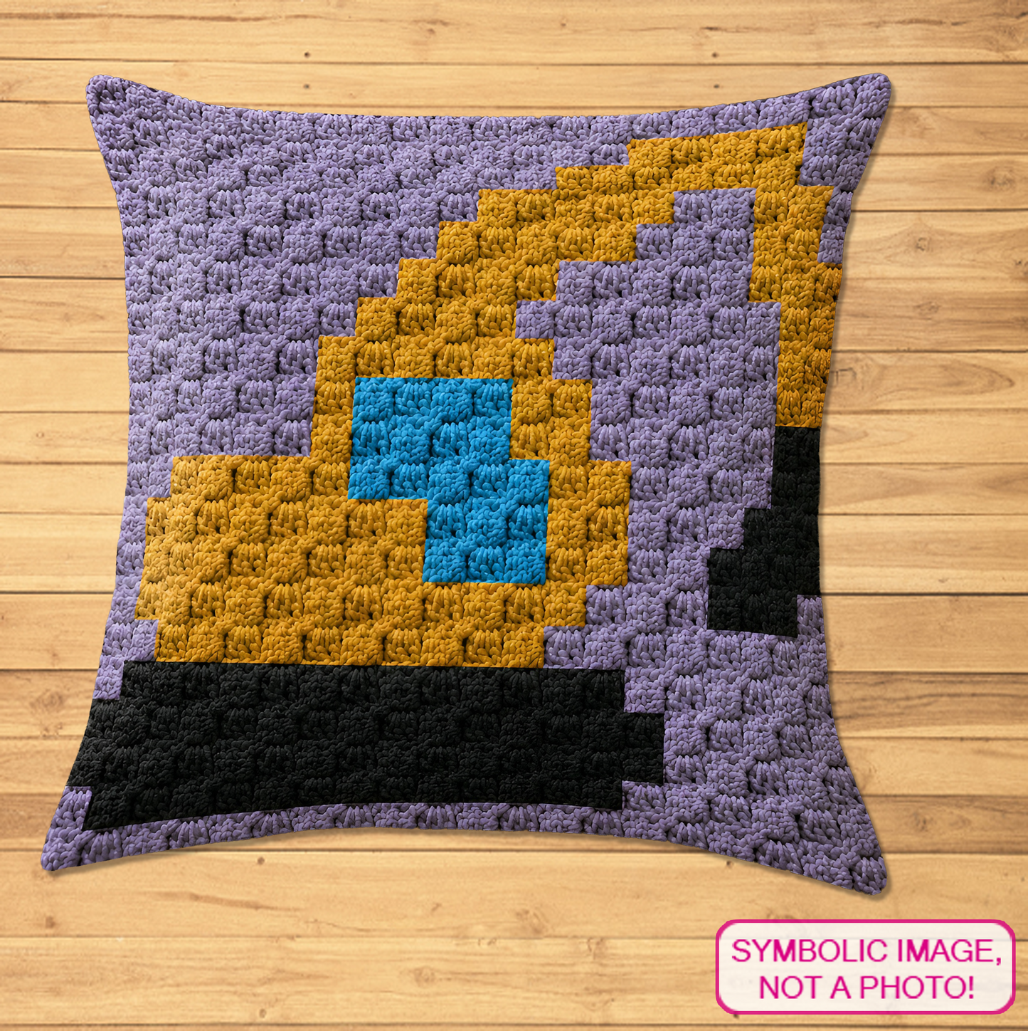 C2C crochet excavator pillow pattern for kids’ room decor, nursery decor, and handmade gifts.
Beginner-friendly C2C crochet pillow pattern featuring an excavator design in 20 x 20 blocks.