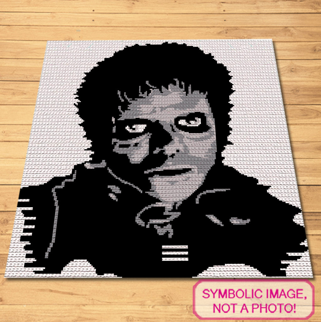 Crochet Celebrity Michael Jackson -Thriller Crochet Blanket Pattern ...