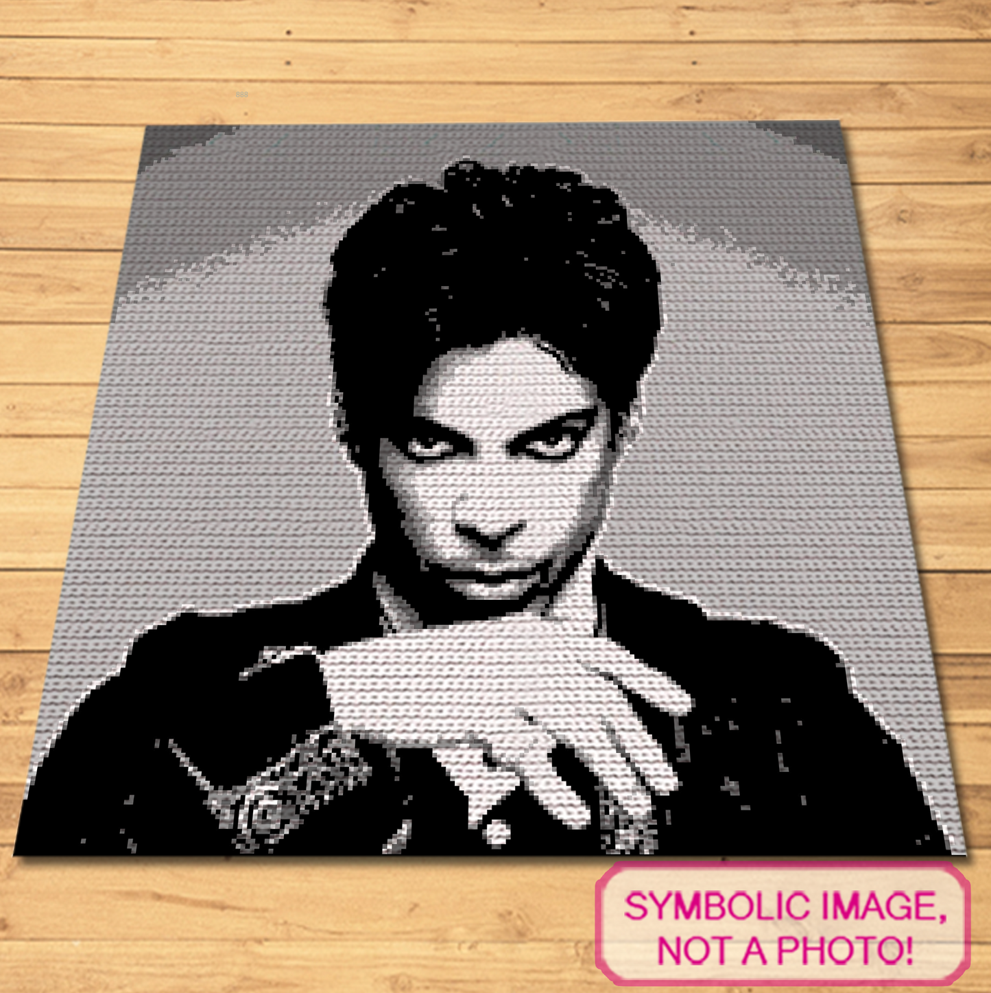 Celebrity Crochet Prince is a Graph Pattern with Written Instructions for Crochet Blanket, PDF Digital Files Click to learn more!