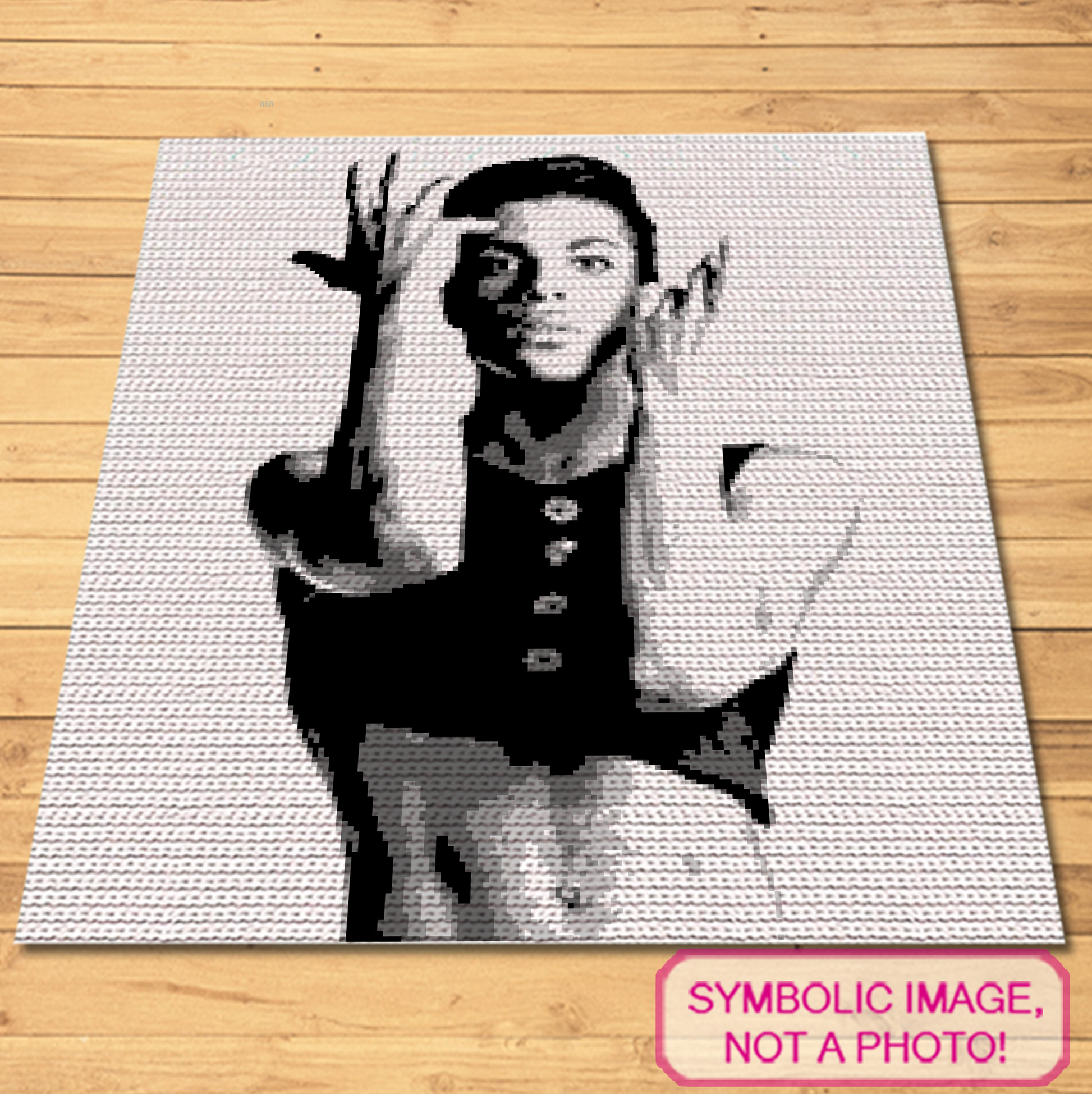 Celebrity Crochet Prince is a Graph Pattern with Written Instructions for Crochet Blanket, PDF Digital Files Click to learn more!