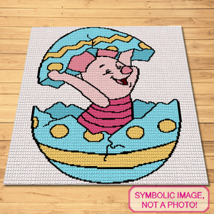Easter Piglet Pattern - SC Crochet Blanket Pattern
