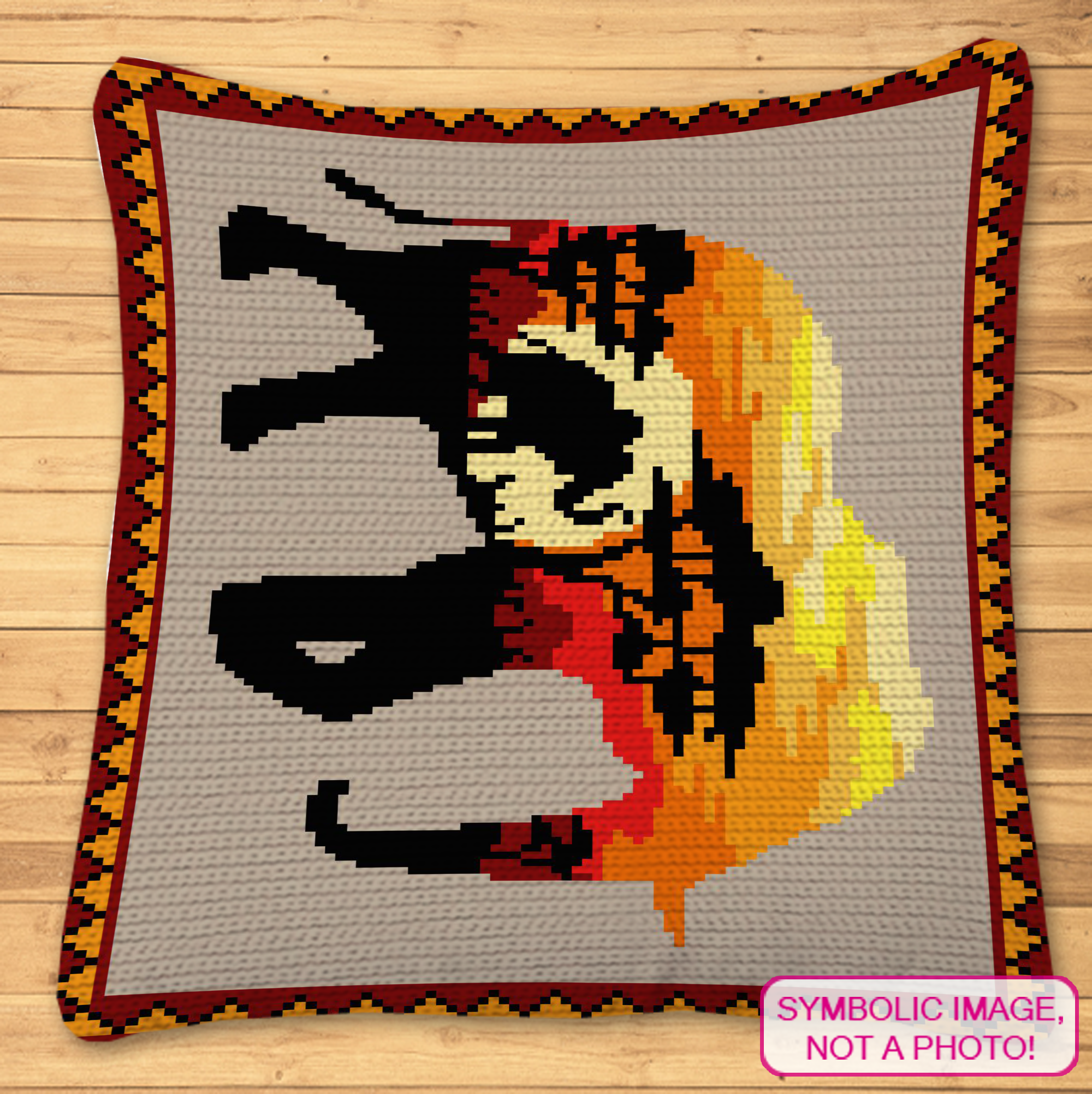 Sunset Elephant - SC Crochet Pattern