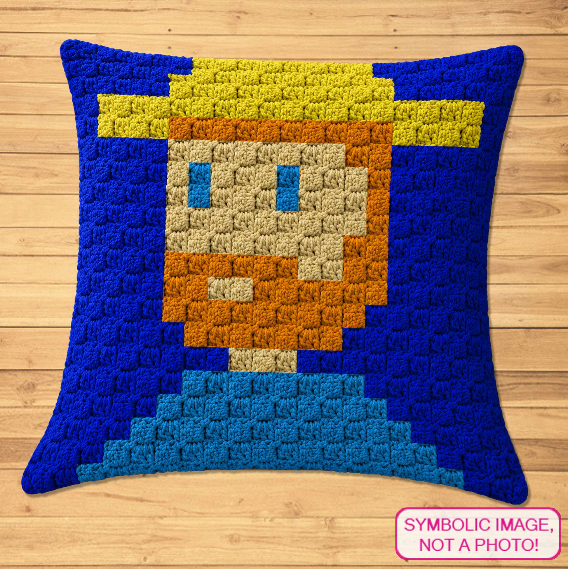 Crochet Van Gogh portrait pillow pattern for art lovers, museum lovers, artists, and handmade gifts.
Weekend crochet project featuring a famous artist portrait C2C graphgan with instant-download PDF instructions.