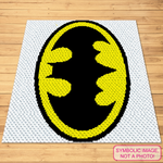 FREE C2C Batman Crochet Pattern - Free Superhero Pattern