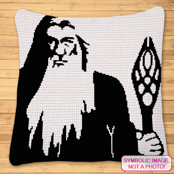 Gandalf Crochet Pillow Pattern