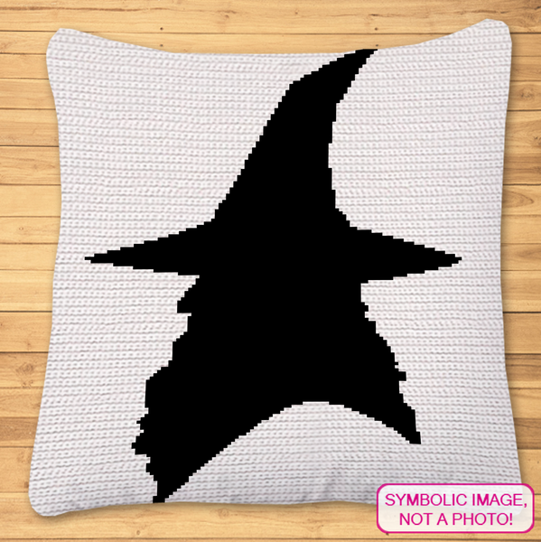 Cast a spell of creativity with this Wizard Hat SC crochet blanket pattern. Perfect for fans of magic and fantasy, this single crochet design adds a mystical touch to your home decor.

Crochet Gandalf Pattern with Written Instructions for a Tapestry Crochet Blanket and Pillow Pattern; PDF Digital Files.
Click to learn more!