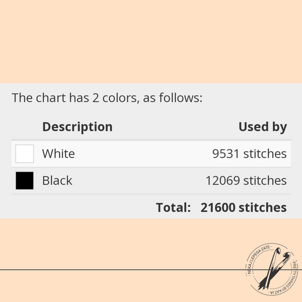 Corchet Graph Pattern with Written Instructions